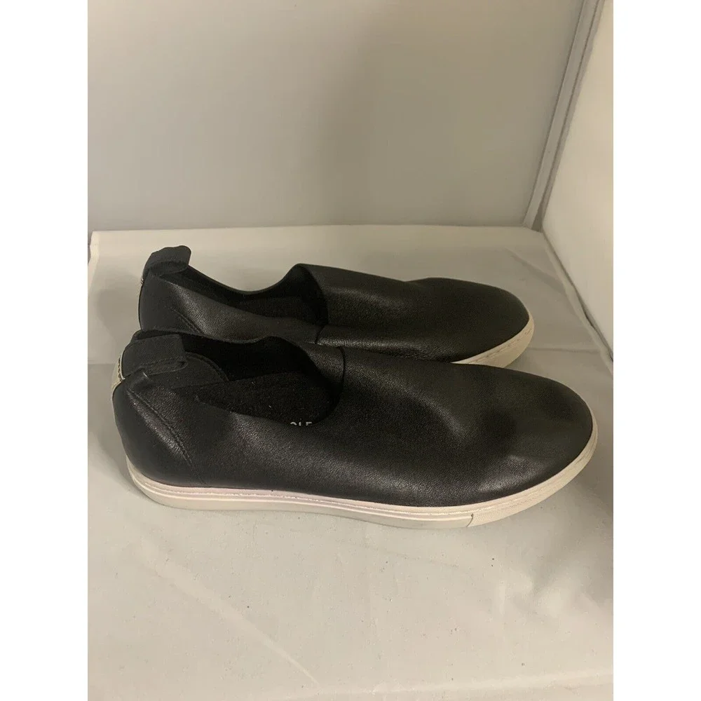KENNETH COLE ABEO Martina Black Leather Loafers Size 7N (1392)